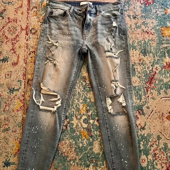 KanCan Distressed Women's Jeans Sz 9/28 - Picture 2 of 8